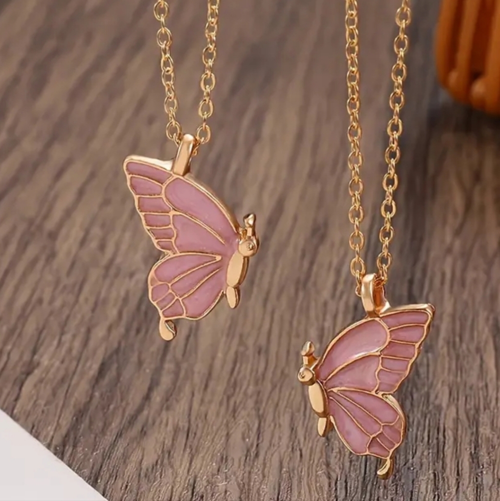 Friendship Butterfly Necklace Gift Set - Picture 2 of 4